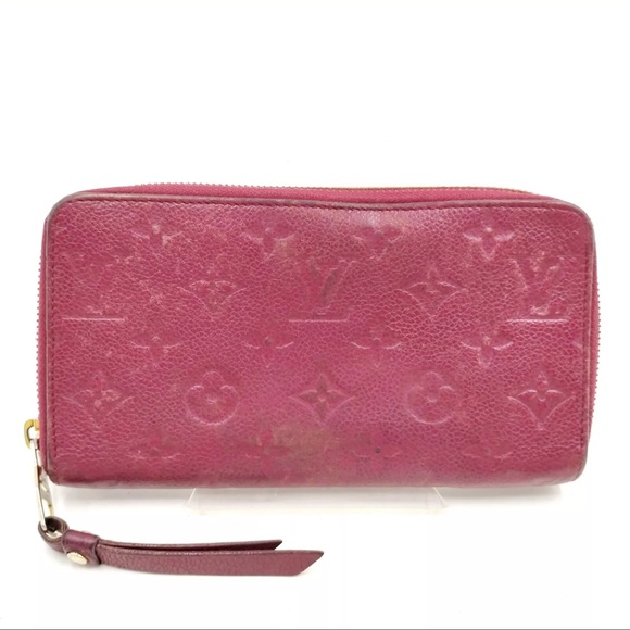 Louis Vuitton Handbags - Louis Vuitton LV Purple Monogram Empreinte Zip Around Long Wallet